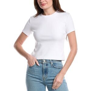 Perfectwhitetee Womens  Ribbed T-Shirt, White
